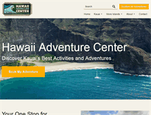 Tablet Screenshot of hawaiiadventurecenter.com